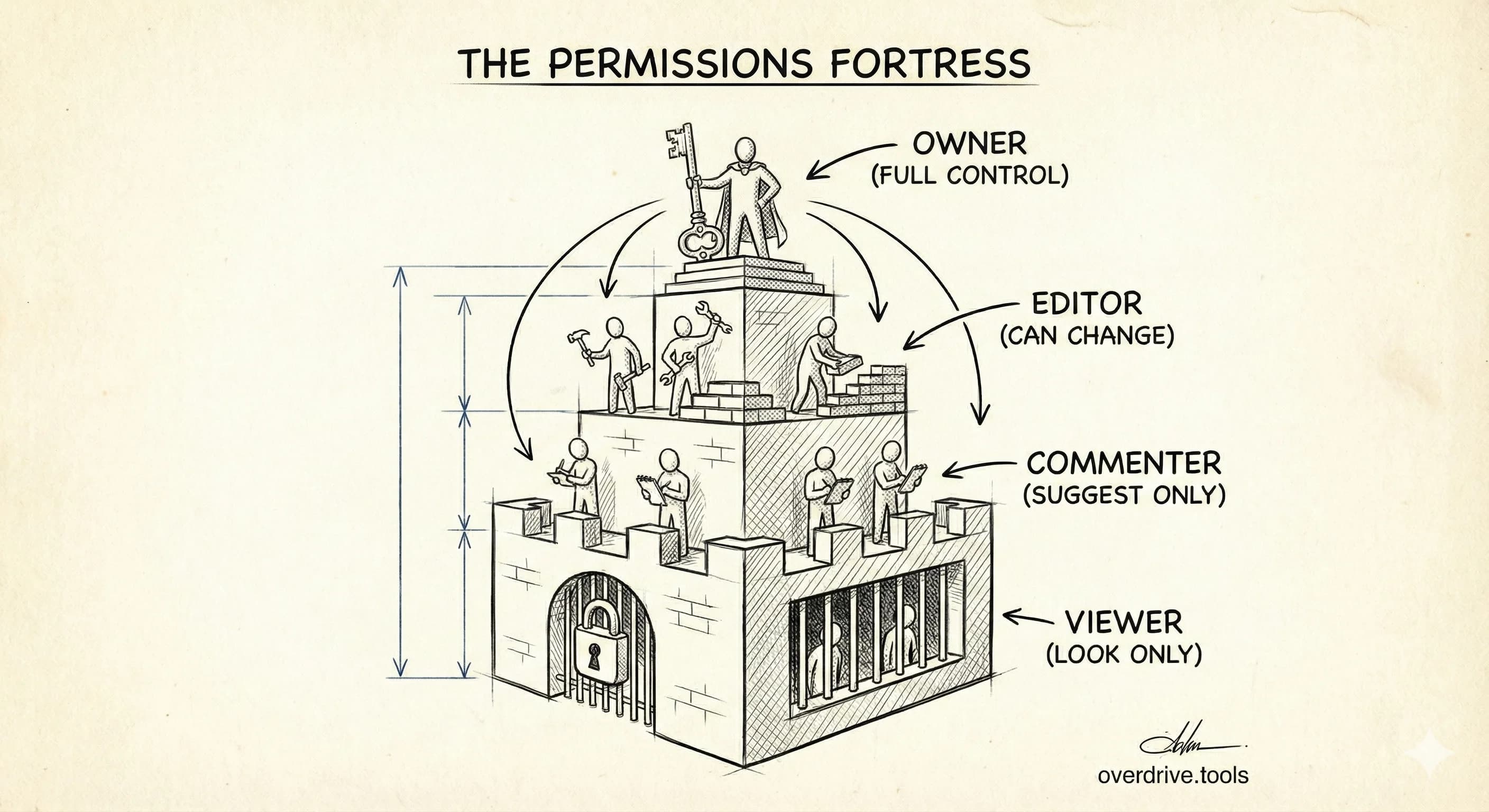 Google Drive Permission Levels: What Viewer, Commenter, Editor, and Owner Can Actually Do